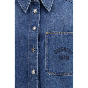 Givenchy Blaues Denim-Hemd