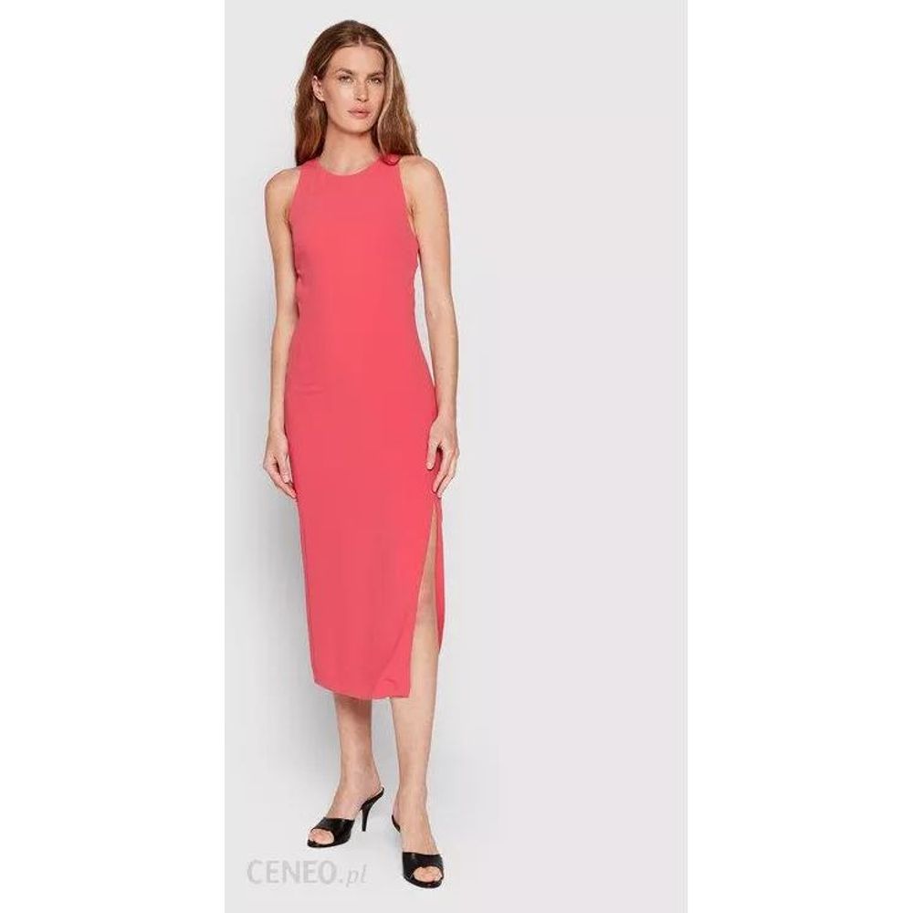 Patrizia Pepe Rotes Freizeitkleid aus Polyester