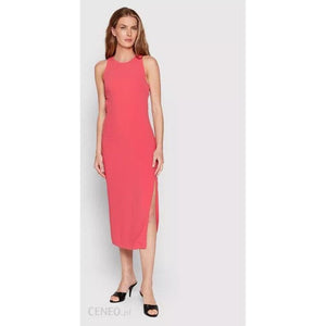 Patrizia Pepe Rotes Freizeitkleid aus Polyester