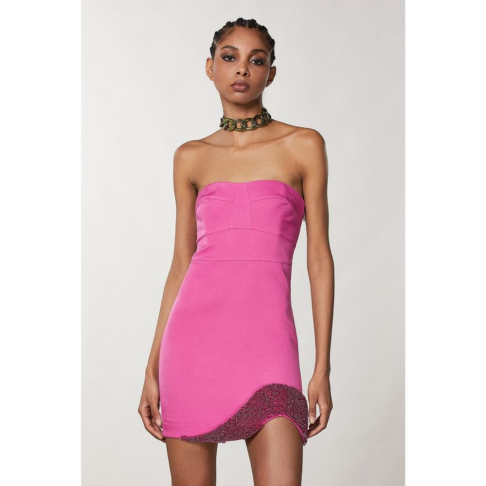 Patrizia Pepe Violettes Polyester-Freizeitkleid