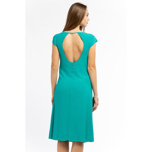 Patrizia Pepe Grünes Viskose-Freizeitkleid
