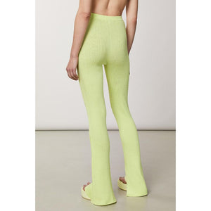 Patrizia Pepe Gelbe Viskose Freizeithose