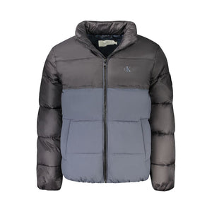 Calvin Klein Blaue Herrenjacke aus Polyester