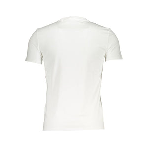 Guess Jeans Weißes Bio-Baumwoll-T-Shirt für Herren