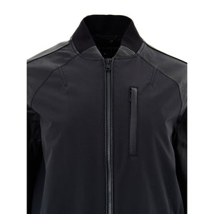 Moose Knuckles Schwarzer Parka aus Baumwolle