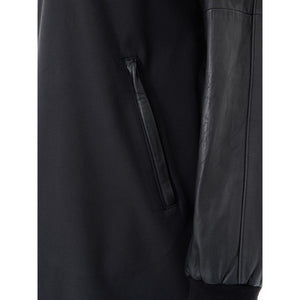 Moose Knuckles Schwarzer Parka aus Baumwolle