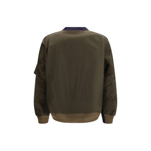 Sacai Blauer Baumwoll-Sweatshirt