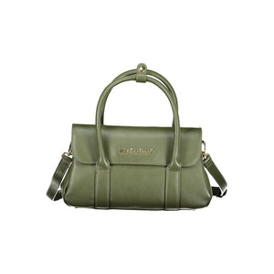 Mario Valentino Verde Polyurethane Damen Handtasche