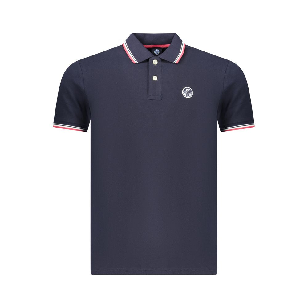 North Sails Blaues Baumwoll-Poloshirt für Herren