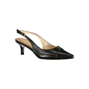 Twinset Schwarze Damen-Ledersandale