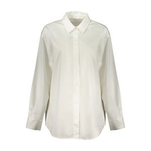 Guess Jeans Bianco Baumwoll-Damenhemd