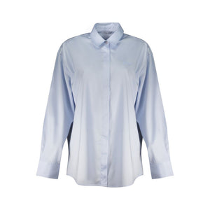 Guess Jeans Blaues Baumwollhemd mit Muster