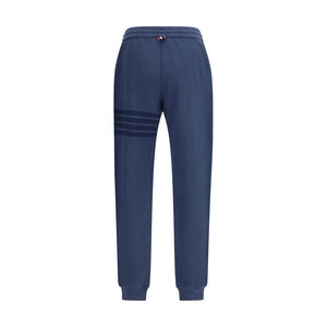 Thom Browne Blaue Baumwoll-Freizeithose