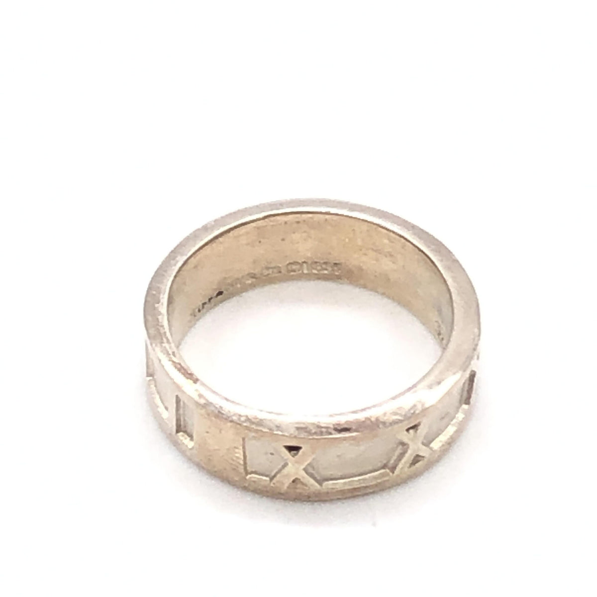 Tiffany & Co. Atlas Ring, 925 Sterling Silber, 4,5g, US Größe 5