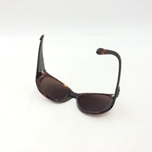 Tiffany & Co. Braune Sonnenbrille in ovaler Form