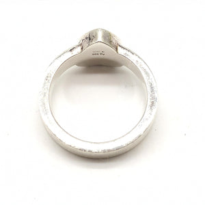 Gucci Sterling Silber Ring mit Herz-Logo, US-Größe 5,5