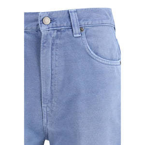 Haikure Blaue Baumwolljeans im Relaxed Fit