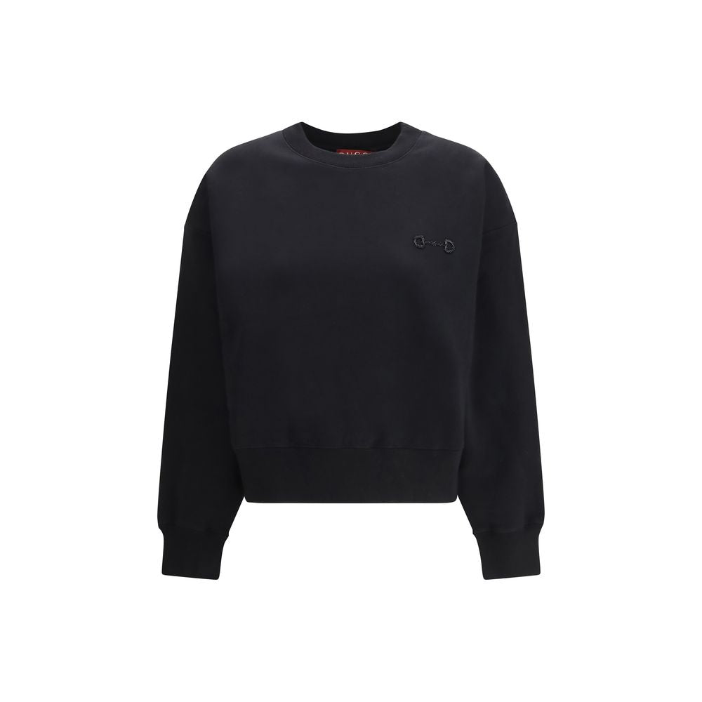 Gucci Schwarzer Baumwoll-Sweatshirt