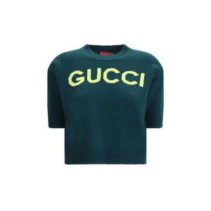 Gucci Zweifarbiger Wollpullover