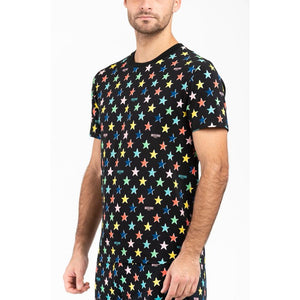 Moschino Schwarzes Baumwoll-T-Shirt