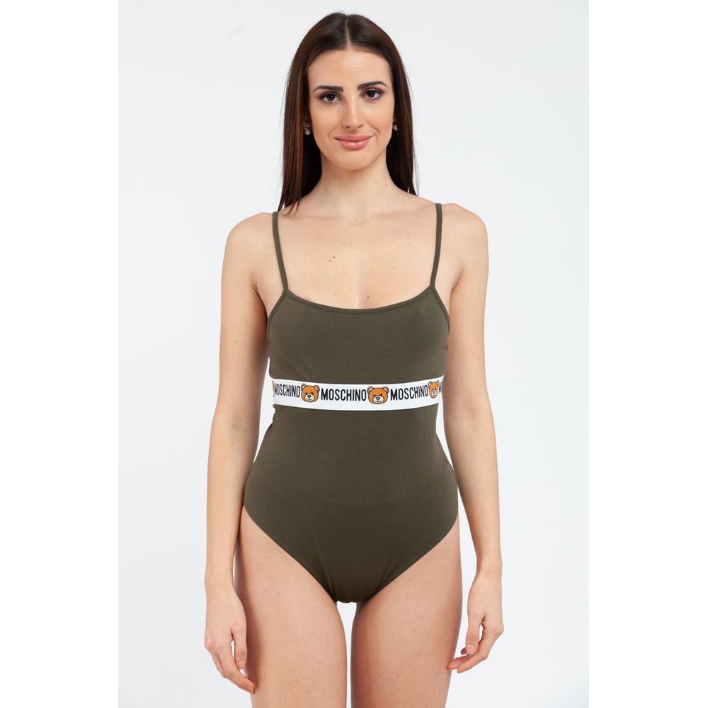 Moschino Zweifarbiger Baumwollbody