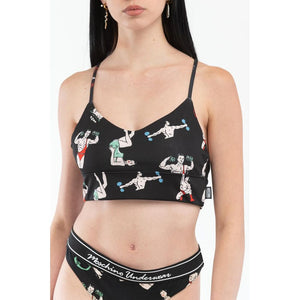 Moschino Schwarze Tanktops aus Polyester