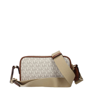 Michael Kors Beige Stoff-Umhängetasche