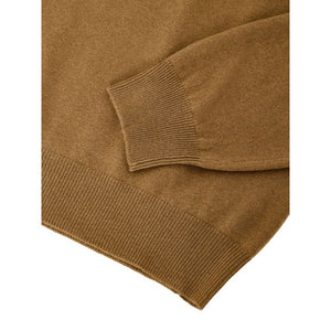 Gran Sasso Brauner Wollrollkragenpullover