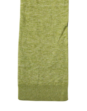 Dolce & Gabbana Grüner Kaschmir-Strick-Foulard 280cm x 11cm Herrenschal