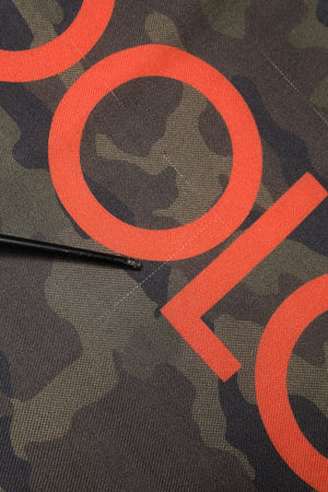 Dolce & Gabbana Schal aus Kaschmir mit grünem Camouflage-Logo, 138cm x 137cm für Herren