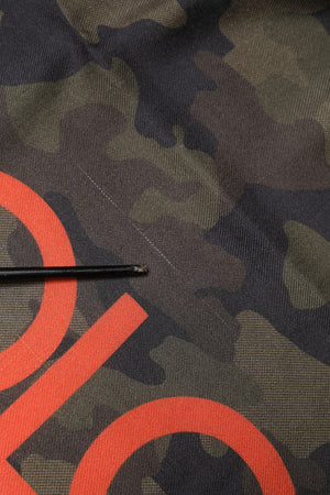 Dolce & Gabbana Schal aus Kaschmir mit grünem Camouflage-Logo, 138cm x 137cm für Herren