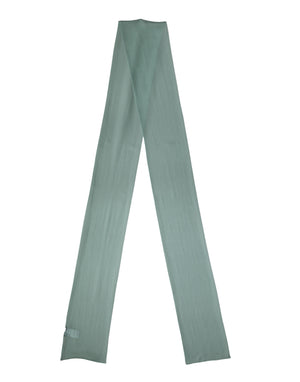 Dolce & Gabbana Teal Seidenschal Wickel-Foulard Stola 292cm x 19cm Schal