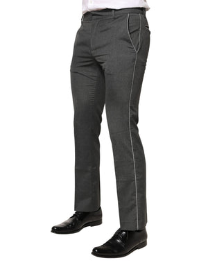 Daniele Alessandrini Graue formelle Hose aus Polyester