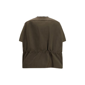 Rick Owens Braune Shell-Jacke aus Polyester