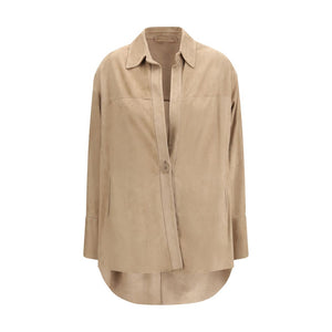 Salvatore Santoro Beige Lamm Ovis Aries Aries Hemd