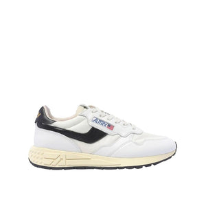 Autry Weiße Low-Top-Sneaker aus Leder