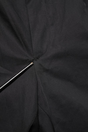 Dolce & Gabbana Schwarze Baumwoll-Skinny-Hose für formelle Anlässe