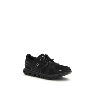 ON Schwarze Sportschuhe aus recyceltem Polyester
