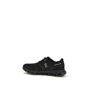 ON Schwarze Sportschuhe aus recyceltem Polyester
