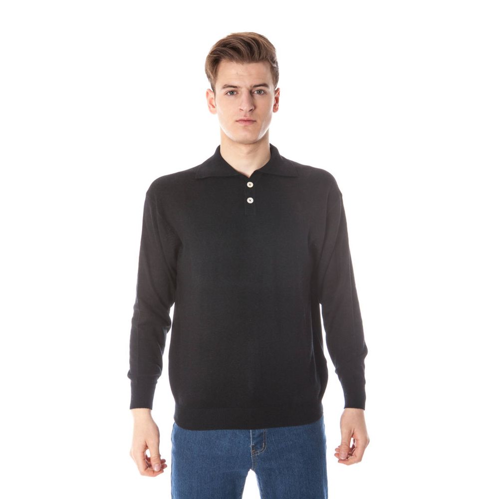 Yuko Nero Kaschmir Herrenpullover