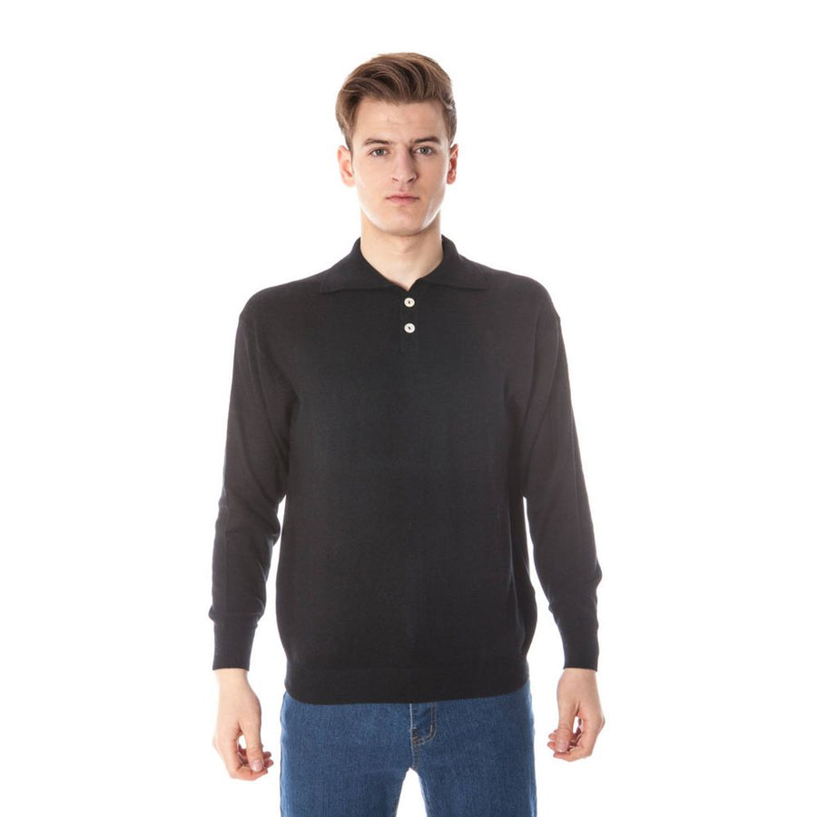Yuko Nero Kaschmir Herrenpullover