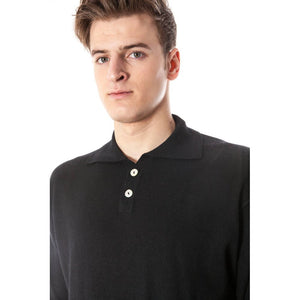 Yuko Nero Kaschmir Herrenpullover