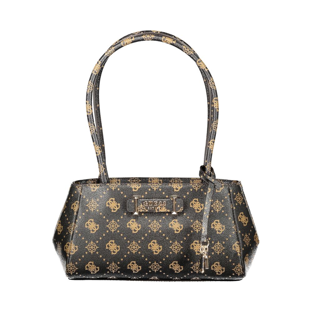 Guess Jeans Braune Handtasche aus Polyethylen