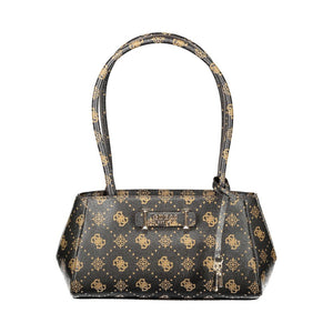 Guess Jeans Braune Handtasche aus Polyethylen