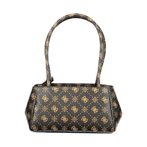 Guess Jeans Braune Handtasche aus Polyethylen