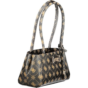 Guess Jeans Braune Handtasche aus Polyethylen
