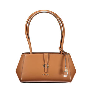 Guess Jeans Damenhandtasche aus Polyurethan in Marrone