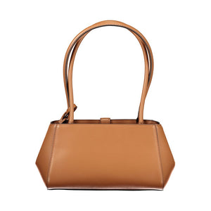 Guess Jeans Damenhandtasche aus Polyurethan in Marrone
