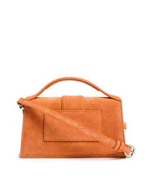 Jacquemus Handtasche Le Grand Bambino aus Terracotta-Leder