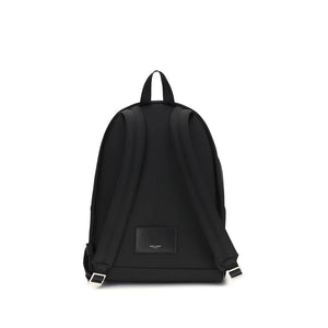 Saint Laurent Schwarzer Nylon-Rucksack